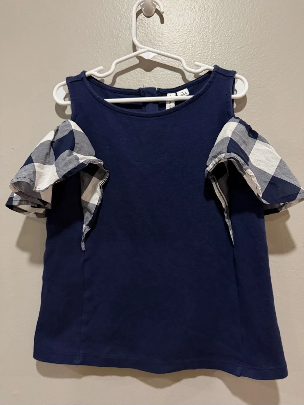 Janie and Jack 100% Cotton girls navy top size 10